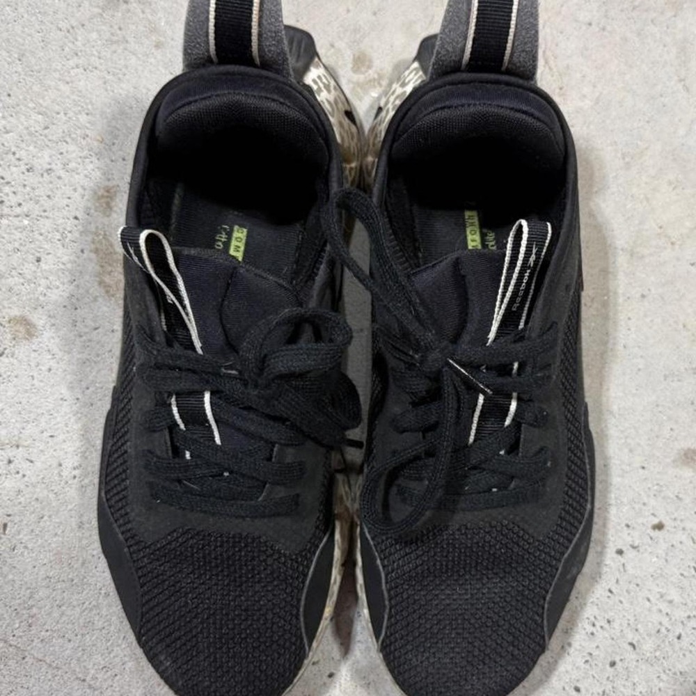 Reebok Comfort Ortholite Running Shoes Women's US 8 Black Leopard Sneakers